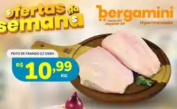 Supermercado Bergamini Peito de frango c/ osso oferta
