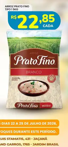 Supermercado Bergamini Arroz prato fino tipo 1 oferta