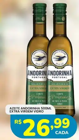 Supermercado Bergamini Azeite andorinha extra virgem vidro oferta