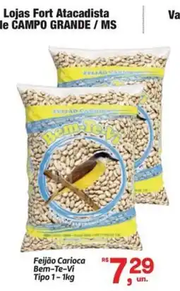 Fort Atacadista Feijão Carioca Bem-Te-Vi oferta