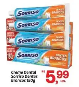 Fort Atacadista Creme Dental Sorriso Dentes Brancos oferta