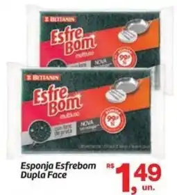 Fort Atacadista Esponja Esfrebom Dupla Face oferta