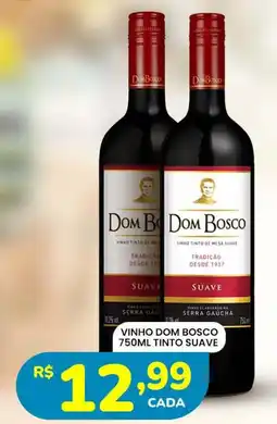 Supermercado Bergamini vinho dom bosco tinto suave oferta