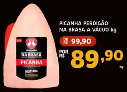 Bergamais Supermercados Picanha perdigão na brasa a vácuo oferta