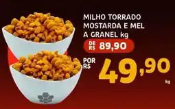 Bergamais Supermercados Milho torrado mostarda e mel oferta