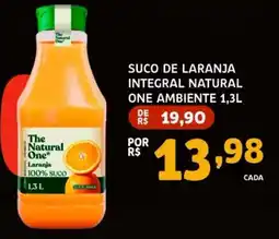 Bergamais Supermercados Sucos de laranja integral natural one ambiente oferta