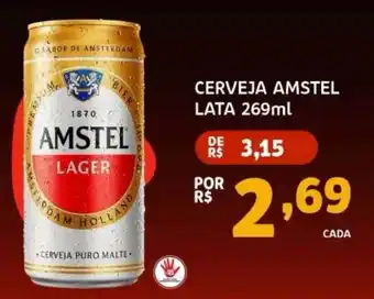 Bergamais Supermercados Cerveja amstel lager oferta