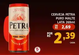 Bergamais Supermercados Cerveja petra puro malte oferta