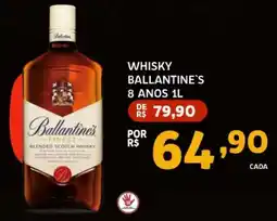 Bergamais Supermercados Whisky ballantine's 8 anos oferta