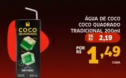 Bergamais Supermercados Água de coco coco quadrado tradicional oferta