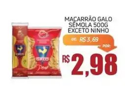 Economart Atacadista Macarrão galô sêmola oferta