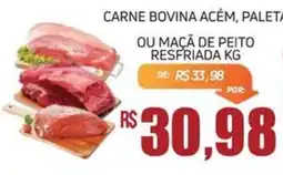 Economart Atacadista Carne bovina acém, paleta ou maçã de peito resfriada oferta