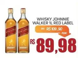 Economart Atacadista whisky johnnie walker 1l red label oferta
