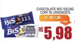 Economart Atacadista Chocolate bis 100,8g oferta
