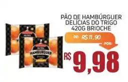Economart Atacadista pão de hambúrguer delícias do trigo oferta