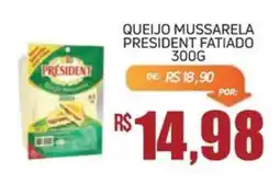 Economart Atacadista Queijo mussarela president fatiado oferta
