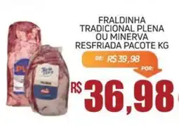 Economart Atacadista Fraldinha tradicional plena ou minerva resfriada pacote kg oferta