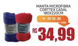 Economart Atacadista Manta microfibra corttex casal oferta