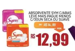Economart Atacadista absorvente sym c/abas oferta