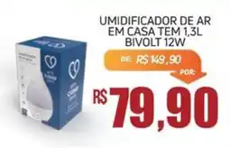 Economart Atacadista umidificador de ar em casa tem 1.3l bivolt 12w oferta