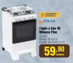 Berlanda Fogão a Gás 4B Mônaco Plus oferta