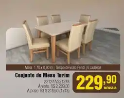 Berlanda Conjunto de Mesa Turim oferta