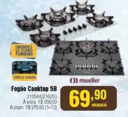 Berlanda Fogão Cooktop 5B oferta