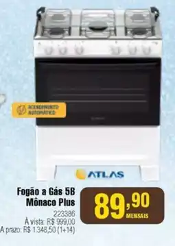 Berlanda Fogão a Gás 5B Mônaco Plus oferta