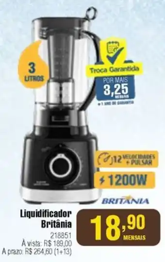 Berlanda Liquidificador britânia oferta
