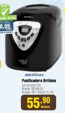 Berlanda Panificadora Britânia oferta