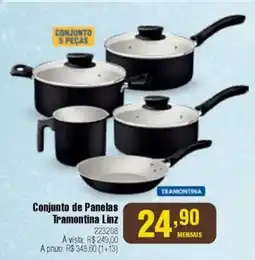 Berlanda Conjunto de Panelas Tramontina Linz oferta
