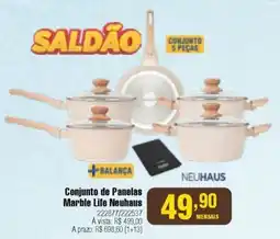 Berlanda Conjunto de Panelas Marble Life Neuhaus oferta