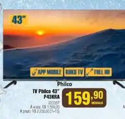 Berlanda tv philco 43" p43kra oferta