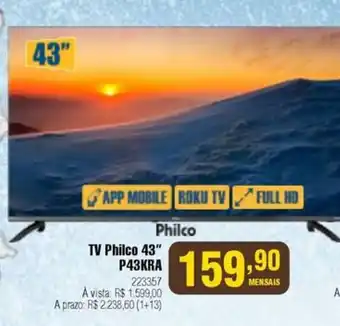 Berlanda tv philco 43" p43kra oferta