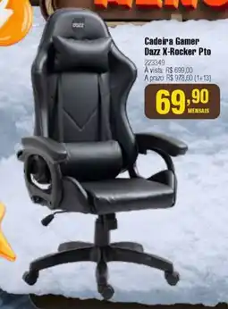 Berlanda Cadeira Gamer Dazz X-Rocker Pto oferta