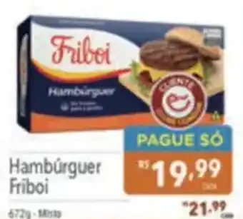 Supermercados Condor Hambúrguer Friboi oferta