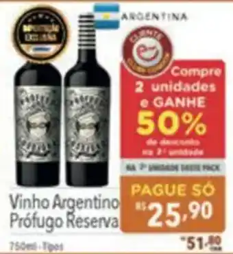 Vinho Argentino Prófugo Reserva