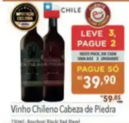 Supermercados Condor Vinho Chileno Cabeza de Piedra oferta