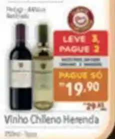 Supermercados Condor Vinho Chileno Herenda oferta