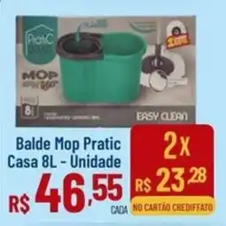 Max Atacadista Balde Mop Pratic Casa 8L oferta