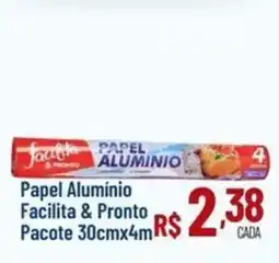 Max Atacadista Papel Aluminio Facilita & Pronto oferta