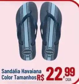 Max Atacadista Sandália havaiana color tamanhos oferta