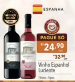 Supermercados Condor Vinho Espanhol Luciente oferta