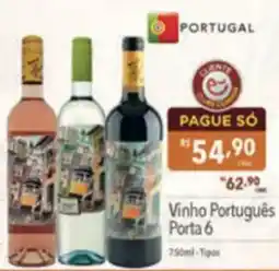 Supermercados Condor Vinho Português Porta 6 oferta