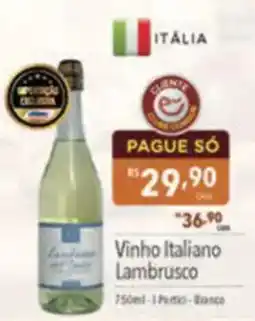 Supermercados Condor Vinho Italiano Lambrusco oferta