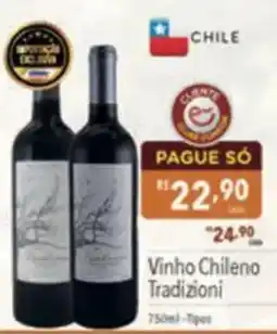Supermercados Condor Vinho Chileno Tradizioni oferta