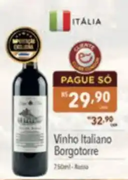 Supermercados Condor Vinho Italiano Borgotorre oferta