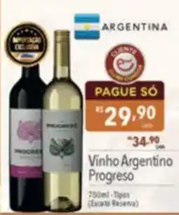 Supermercados Condor Vinho Argentino Progreso oferta