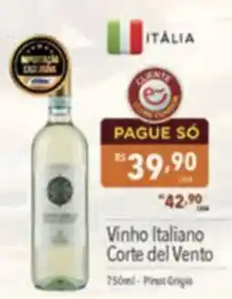 Supermercados Condor Vinho Italiano Corte del Vento oferta