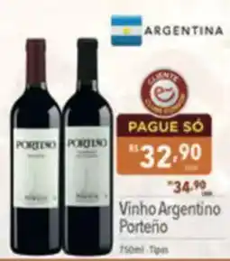 Supermercados Condor Vinho Argentino Porteño oferta